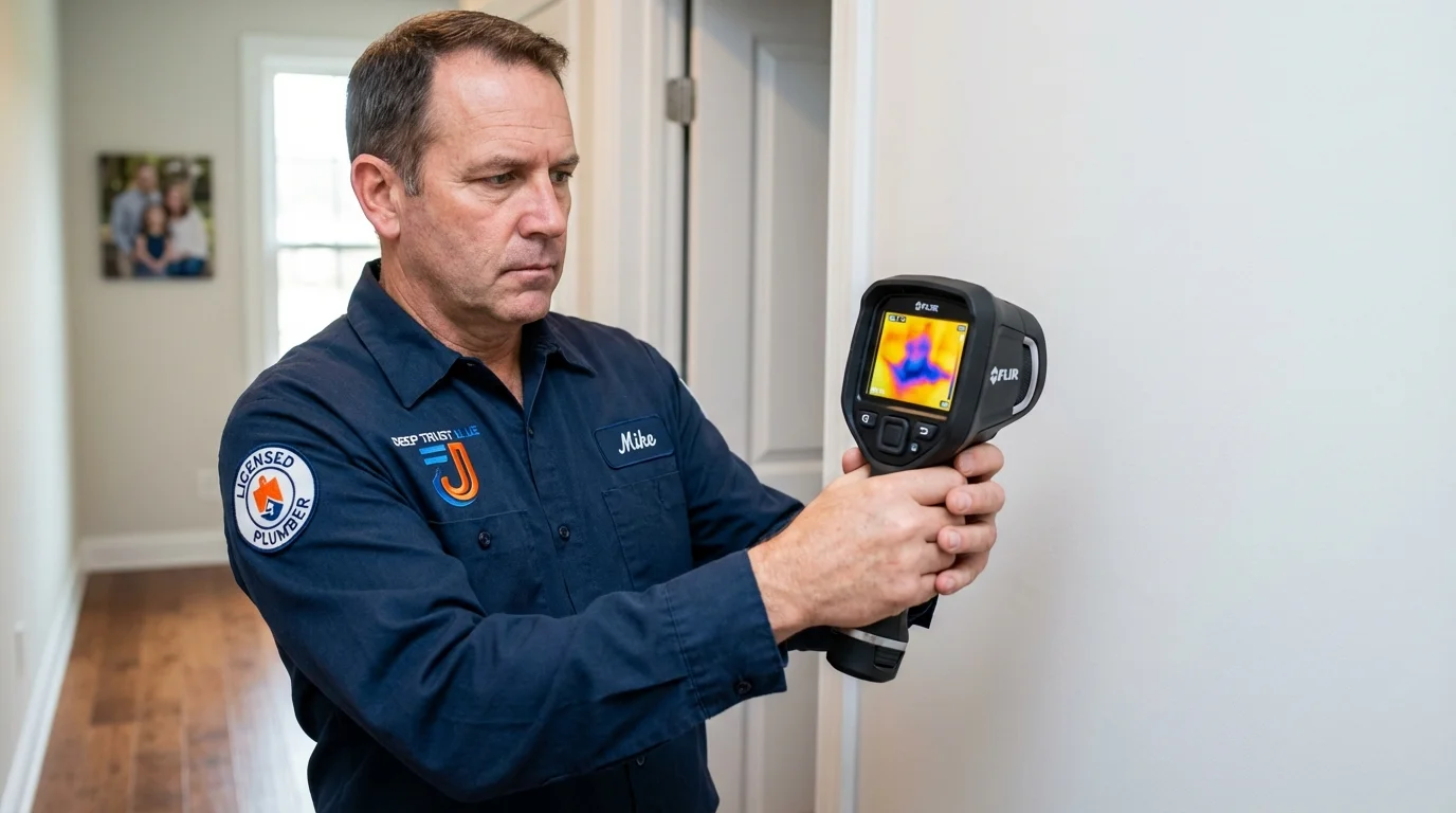 Thermal imaging leak detection by Johns Plumbing LLC in Okeechobee